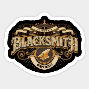 Blacksmith Chieftain Anvil Sticker